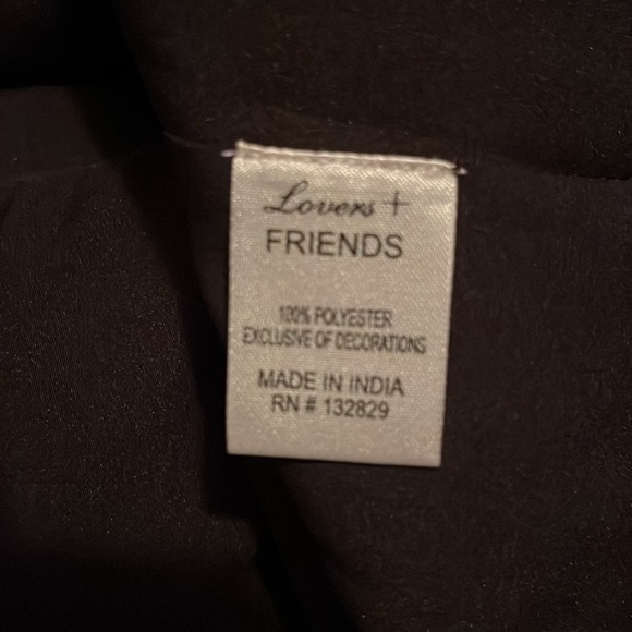 Lovers + Friends Hayley Party Dress in Gold Dot XS - Picture 9 of 13